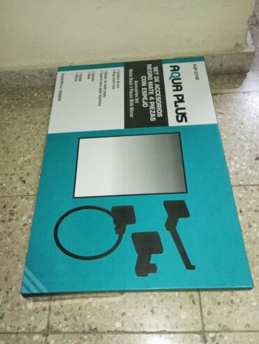 Accesorio para baño negro